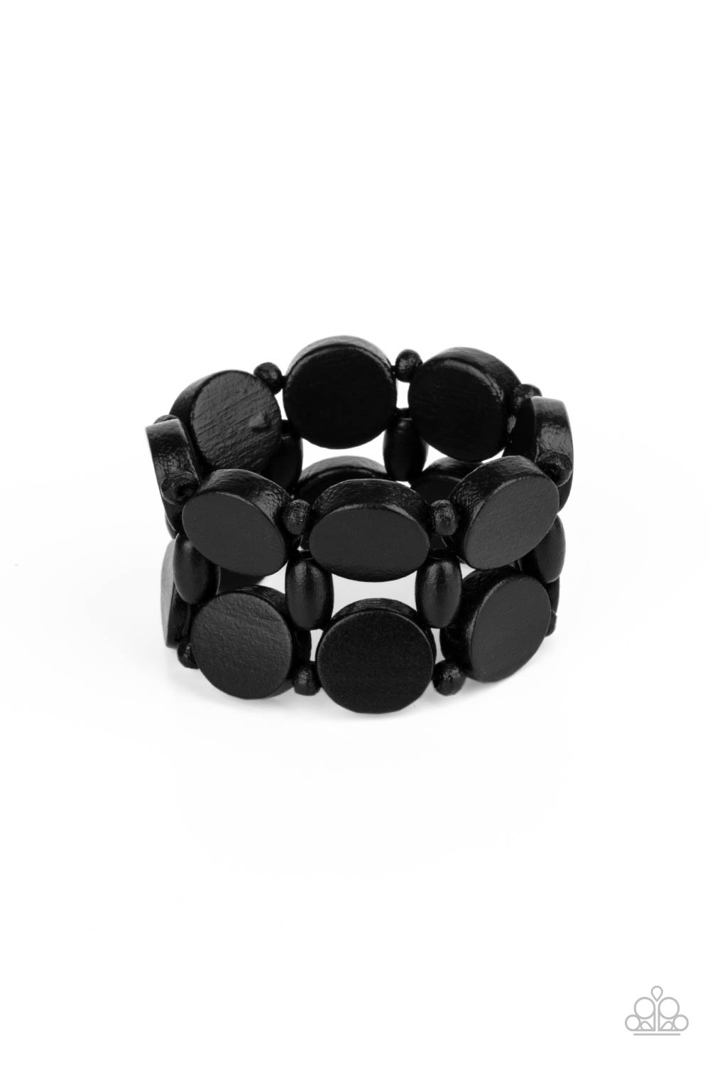 Beach Bravado - Black Bracelet - Paparazzi - Dare2bdazzlin N Jewelry