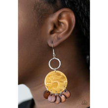 Load image into Gallery viewer, Beach Waves - Yellow Earring  - Paparazzi - Dare2bdazzlin N Jewelry
