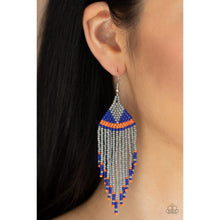Load image into Gallery viewer, BEADazzle Me - Silver Earring - Paparazzi - Dare2bdazzlin N Jewelry
