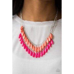 Beaded Boardwalk - Pink Necklace - Paparazzi - Dare2bdazzlin N Jewelry