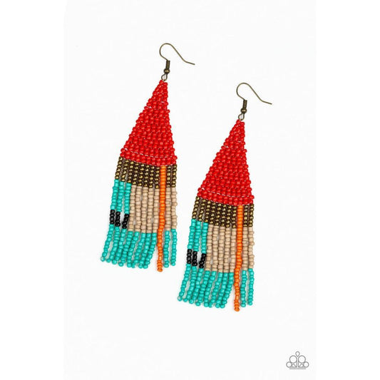 Beaded Boho Earrings - Paparazzi - Dare2bdazzlin N Jewelry