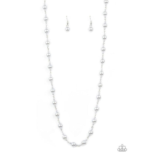 Behind The Scenes - Silver Necklace - Paparazzi - Dare2bdazzlin N Jewelry