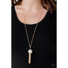 Load image into Gallery viewer, Belle Of The BALLROOM Gold Necklace - Paparazzi - Dare2bdazzlin N Jewelry
