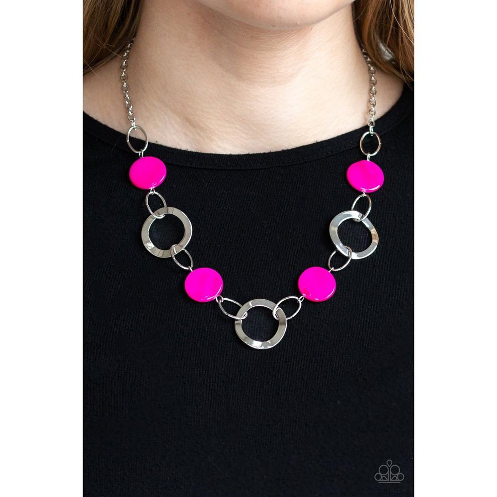 Bermuda Bliss - Pink Necklace - Paparazzi - Dare2bdazzlin N Jewelry
