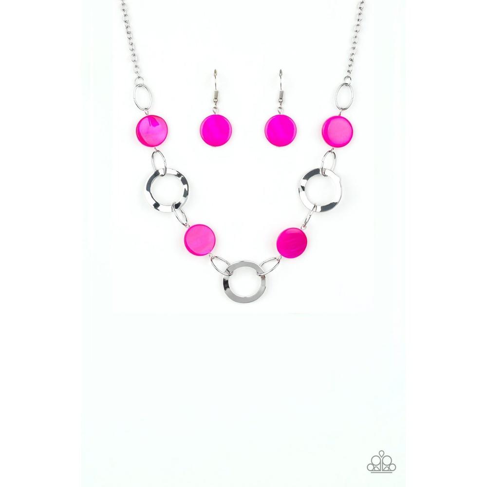 Bermuda Bliss - Pink Necklace - Paparazzi - Dare2bdazzlin N Jewelry