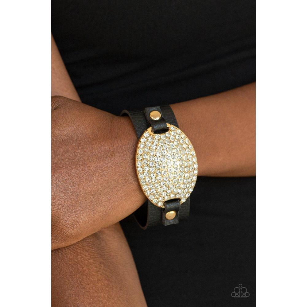 Better Recognize - Gold Bracelet - Paparazzi - Dare2bdazzlin N Jewelry