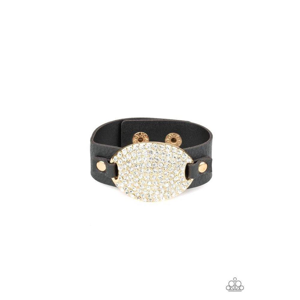 Better Recognize - Gold Bracelet - Paparazzi - Dare2bdazzlin N Jewelry