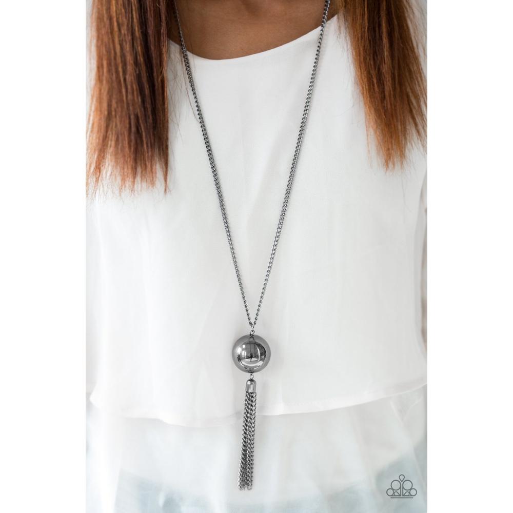 Big Baller - Black Necklace - Paparazzi - Dare2bdazzlin N Jewelry