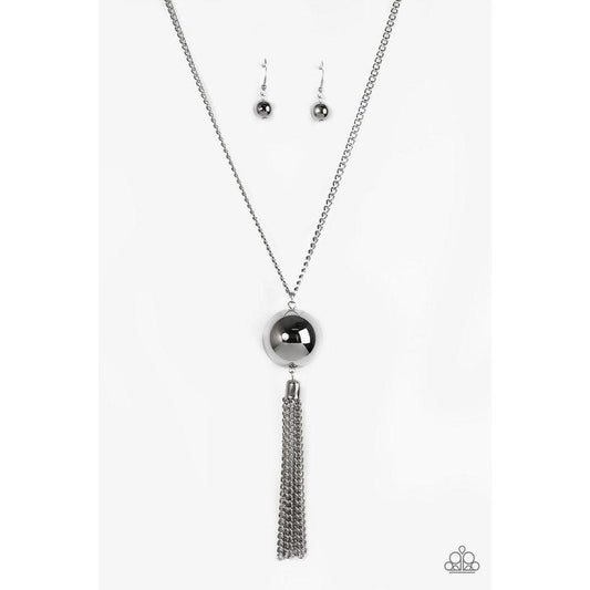 Big Baller - Black Necklace - Paparazzi - Dare2bdazzlin N Jewelry