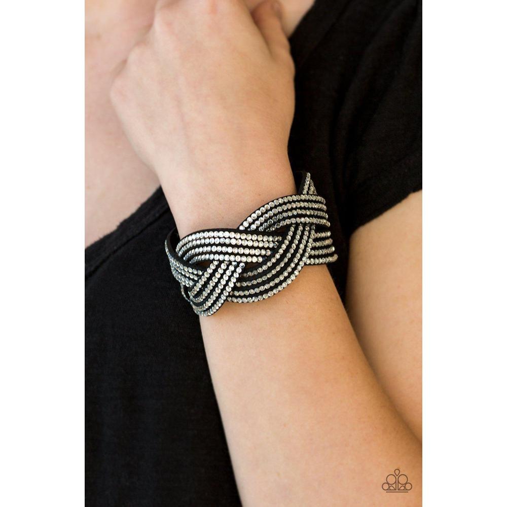 Big City Shimmer - Black Bracelet - Paparazzi - Dare2bdazzlin N Jewelry