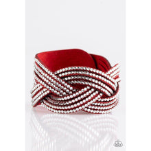 Load image into Gallery viewer, Big City Shimmer - Red Bracelet - Paparazzi - Dare2bdazzlin N Jewelry
