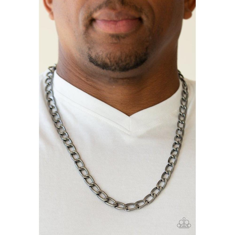 Big Win Black Necklace - Paparazzi - Dare2bdazzlin N Jewelry