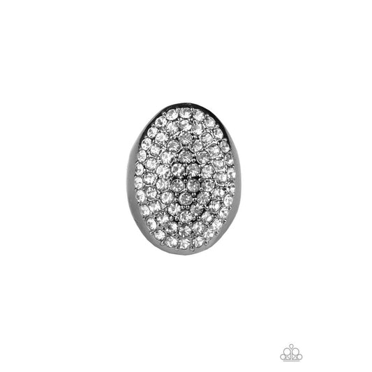 Bling Scene Black Ring - Paparazzi - Dare2bdazzlin N Jewelry