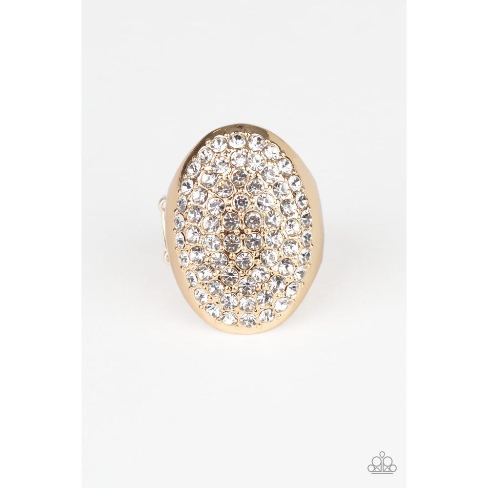 Bling Scene - Gold Ring - Paparazzi - Dare2bdazzlin N Jewelry