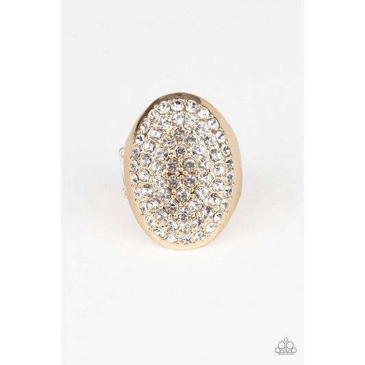 Bling Scene - Gold Ring - Paparazzi - Dare2bdazzlin N Jewelry