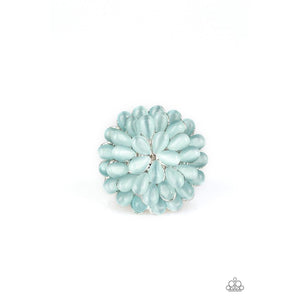 Bloomin Bloomer Blue Ring - Paparazzi - Dare2bdazzlin N Jewelry