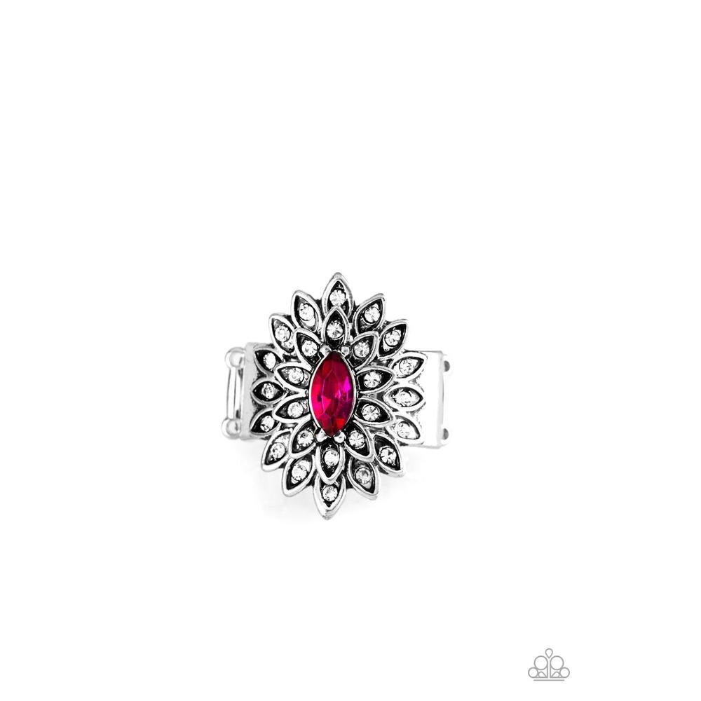 Blooming Fireworks - Pink Ring - Paparazzi - Dare2bdazzlin N Jewelry