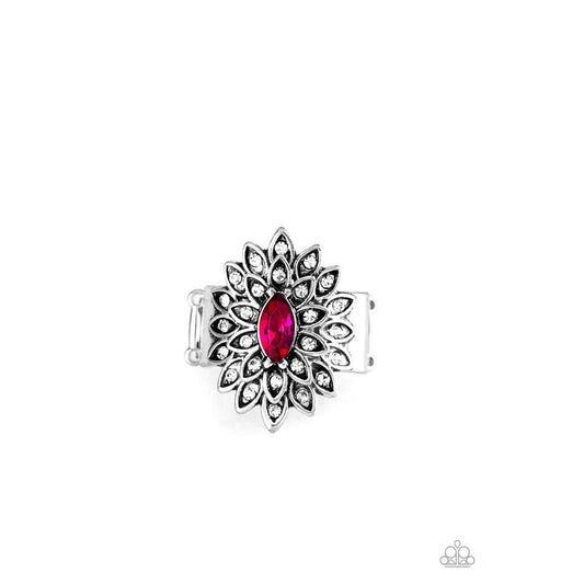 Blooming Fireworks - Pink Ring - Paparazzi - Dare2bdazzlin N Jewelry
