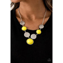 Load image into Gallery viewer, Bohemian Bombshell - Yellow Necklace - Paparazzi - Dare2bdazzlin N Jewelry
