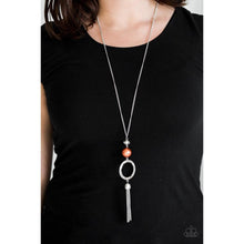 Load image into Gallery viewer, Bold Balancing Act Orange Necklace - Paparazzi - Dare2bdazzlin N Jewelry
