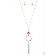 Load image into Gallery viewer, Bold Balancing Act Orange Necklace - Paparazzi - Dare2bdazzlin N Jewelry
