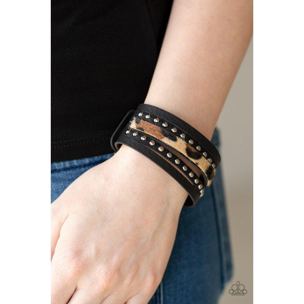Born to be the WILDCAT Yellow Urban Bracelet - Paparazzi - Dare2bdazzlin N Jewelry