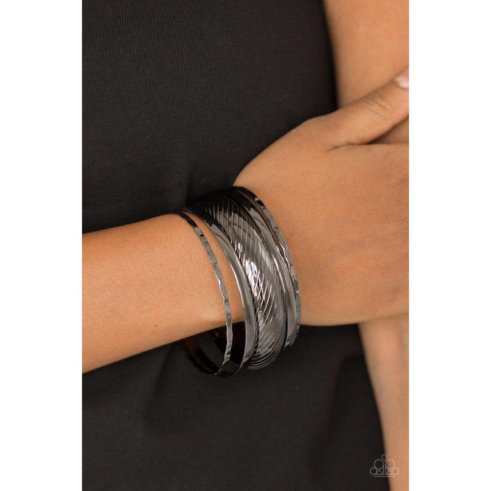 Boss Of Boho Black Bracelet - Paparazzi - Dare2bdazzlin N Jewelry