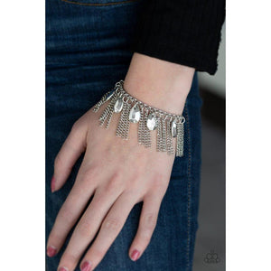 Brag Swag Silver Bracelet - Paparazzi - Dare2bdazzlin N Jewelry