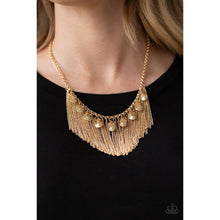 Load image into Gallery viewer, Bragging Rights - Gold Necklace - Paparazzi - Dare2bdazzlin N Jewelry
