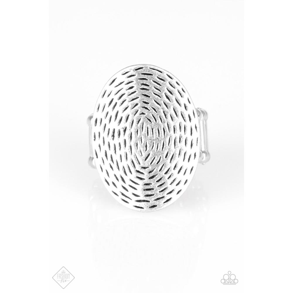 Brave The Elements Silver Ring - Paparazzi - Dare2bdazzlin N Jewelry