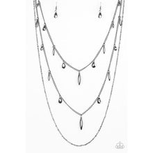 Load image into Gallery viewer, Bravo Bravado Black Necklace - Paparazzi - Dare2bdazzlin N Jewelry
