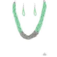 Load image into Gallery viewer, Brazillian Brillance Green Necklace - Paparazzi - Dare2bdazzlin N Jewelry
