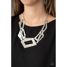 Load image into Gallery viewer, Break The Mold - Silver Necklace - Paparazzi - Dare2bdazzlin N Jewelry
