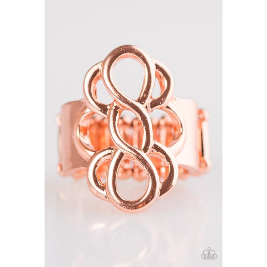 Breathe It All In - Rose Gold Ring - Paparazzi - Dare2bdazzlin N Jewelry