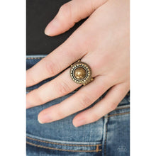 Load image into Gallery viewer, Bronx Beauty - Brass Ring - Paparazzi - Dare2bdazzlin N Jewelry
