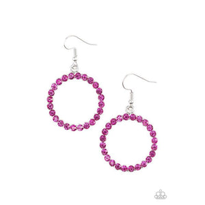 Bubbilicious Pink Earrings - Paparazzi - Dare2bdazzlin N Jewelry