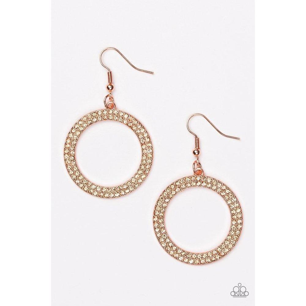 Bubbly Babe Gold Earrings - Paparazzi - Dare2bdazzlin N Jewelry