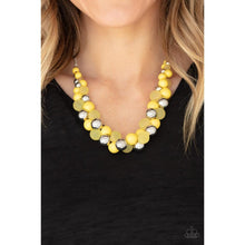 Load image into Gallery viewer, Bubbly Brilliance - Yellow Necklace - Paparazzi - Dare2bdazzlin N Jewelry
