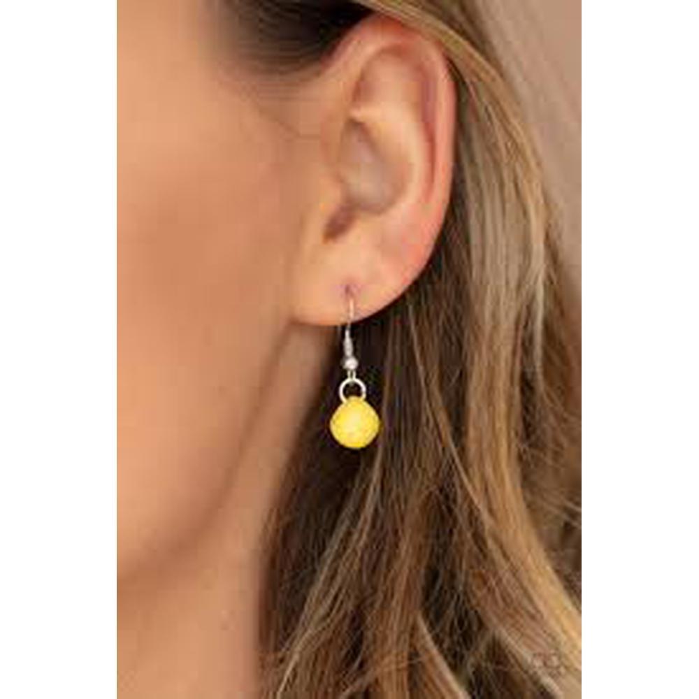 Bubbly Brilliance - Yellow Necklace - Paparazzi - Dare2bdazzlin N Jewelry