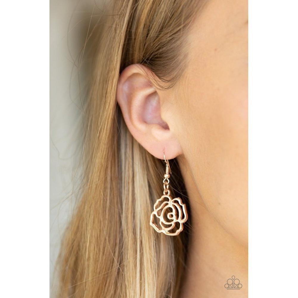 Budding Beauty - Rose Gold Necklace - Paparazzi - Dare2bdazzlin N Jewelry