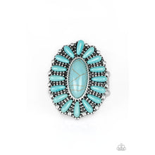 Load image into Gallery viewer, Cactus Cabana Blue Ring - Paparazzi - Dare2bdazzlin N Jewelry
