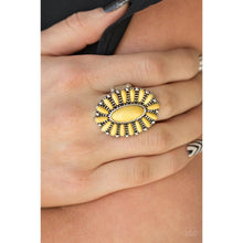 Load image into Gallery viewer, Cactus Cabana Yellow Ring - Paparazzi - Dare2bdazzlin N Jewelry
