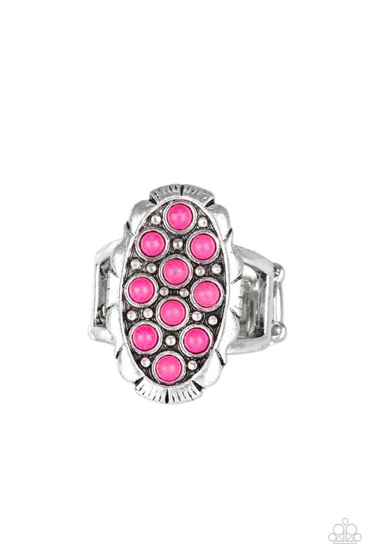 Cactus Garden - Pink Ring - Paparazzi - Dare2bdazzlin N Jewelry