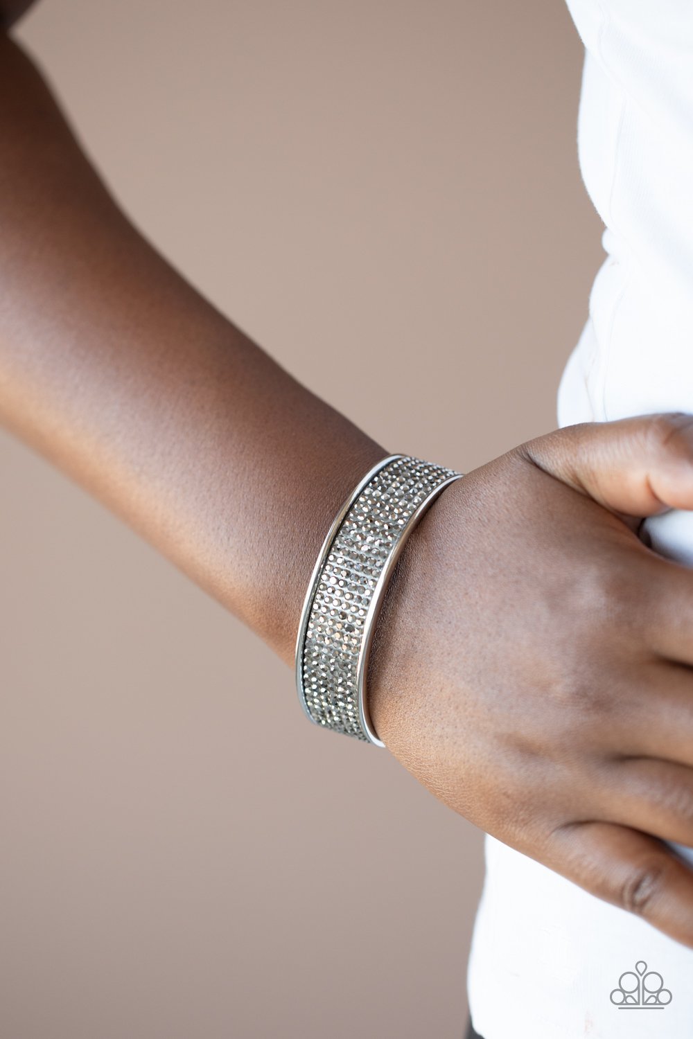 Cant Believe Your ICE - Silver Bracelet - Paparazzi - Dare2bdazzlin N Jewelry