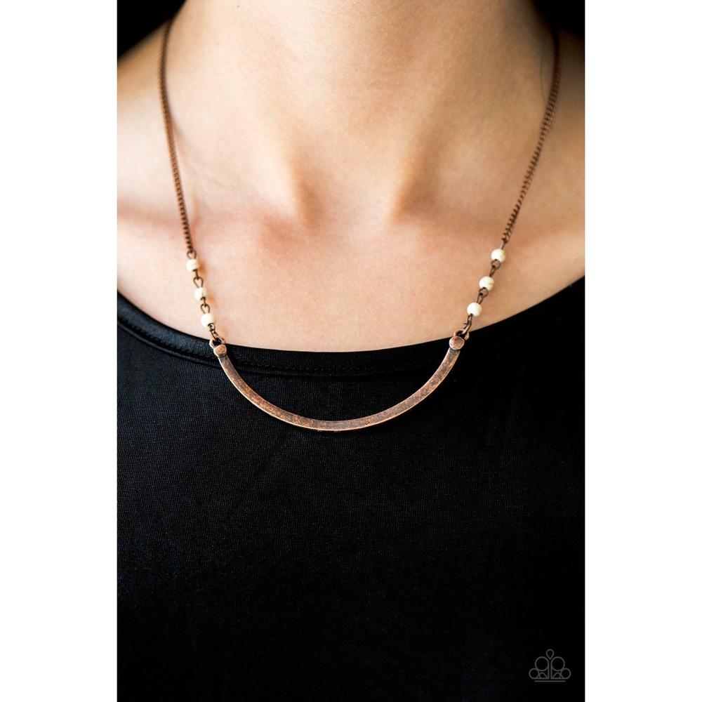 Canyon Horizon - Copper Necklace - Paparazzi - Dare2bdazzlin N Jewelry