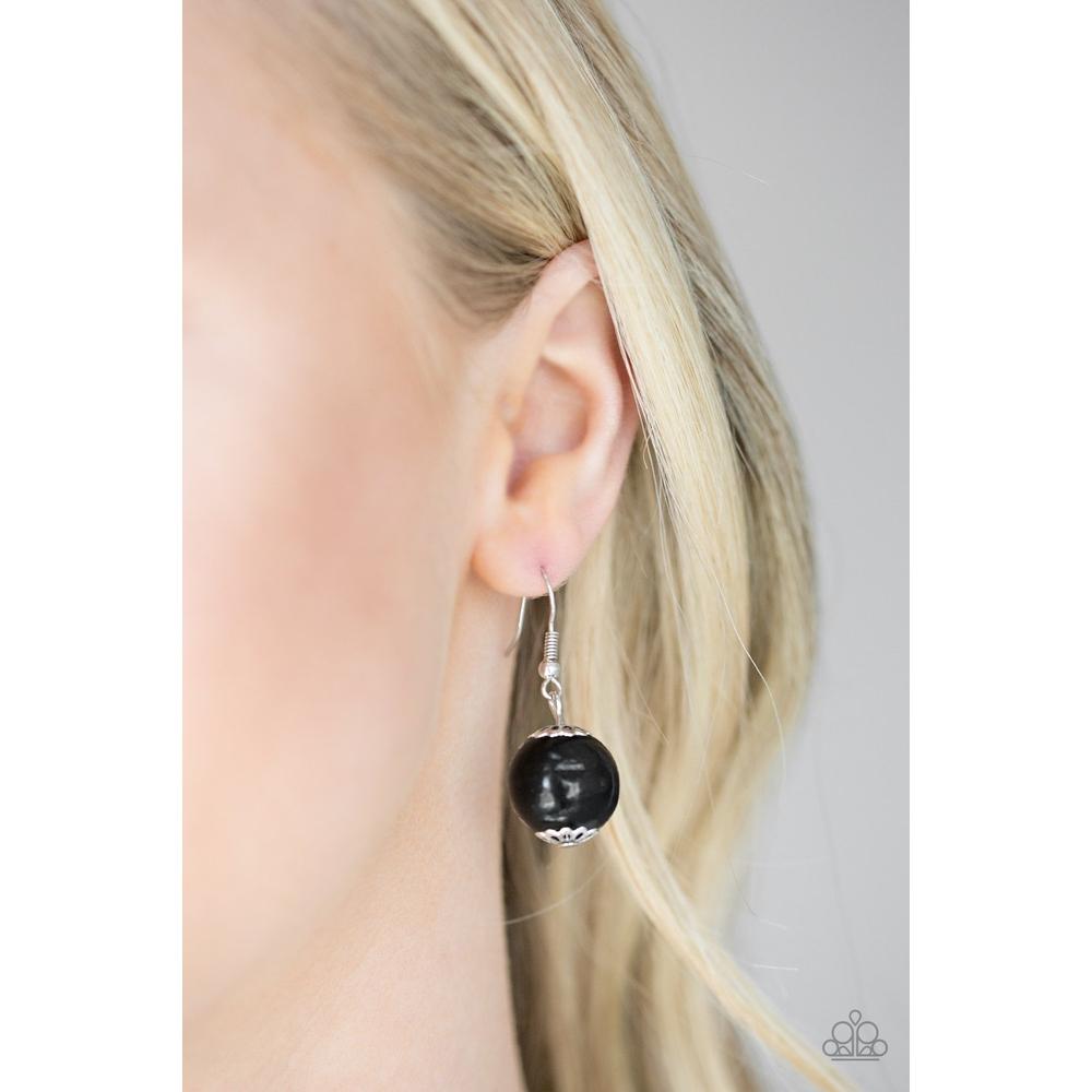 Carefree Cococay - Black Necklace - Paparazzi - Dare2bdazzlin N Jewelry