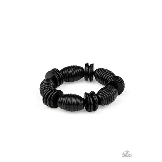 Caribbean Castaway - Black Bracelet - Paparazzi - Dare2bdazzlin N Jewelry