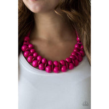 Load image into Gallery viewer, Caribbean Cover Girl - Pink Necklace - Paparazzi - Dare2bdazzlin N Jewelry
