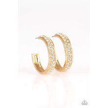 Load image into Gallery viewer, Cash Flow - Gold Earring - Paparazzi - Dare2bdazzlin N Jewelry
