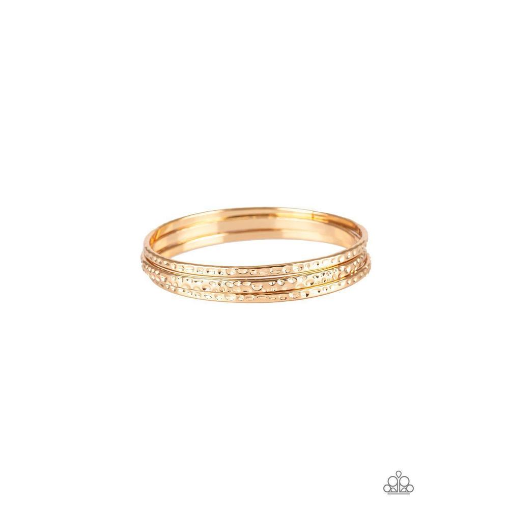 Casually Couture Gold Bracelets - Paparazzi - Dare2bdazzlin N Jewelry